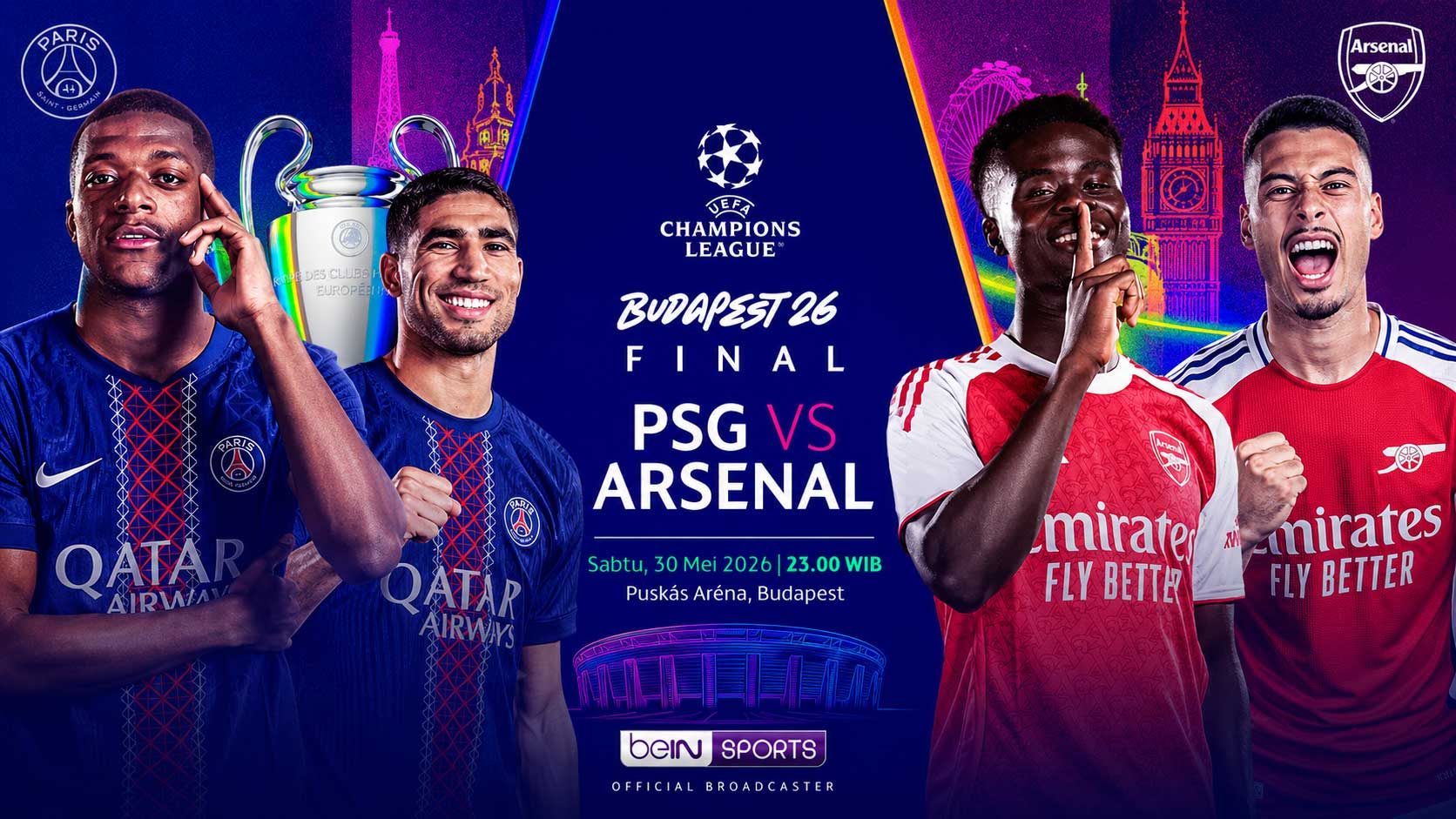 final liga champions PSG vs Arsenal