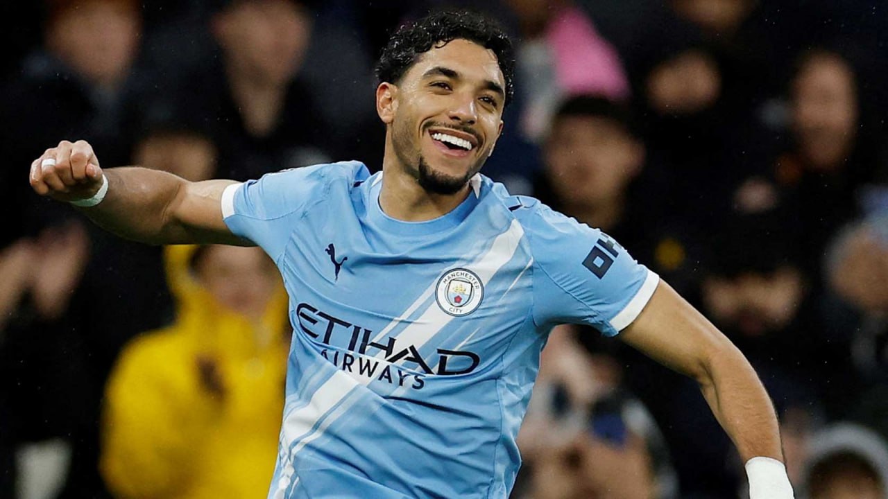 Pemain Manchester City merayakan gol pada laga man city vs crystal palace