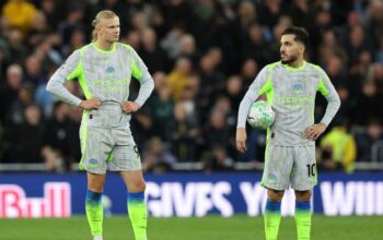 Pertandingan Bournemouth vs Manchester City dalam laga penentuan perebutan gelar Premier League 2025/2026.