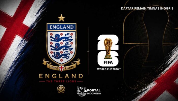 Skuad Inggris Piala Dunia 2026 Resmi Diumumkan, Harry Kane Masih Jadi Andalan Three Lions