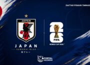 Grafis Skuad Jepang Piala Dunia 2026 Samurai Blue