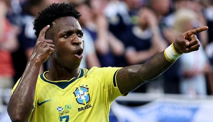 Hasil Piala Dunia 2026: Brasil Bantai Skotlandia 3-0, Vinicius Junior Cetak Dua Gol untuk Tim Samba