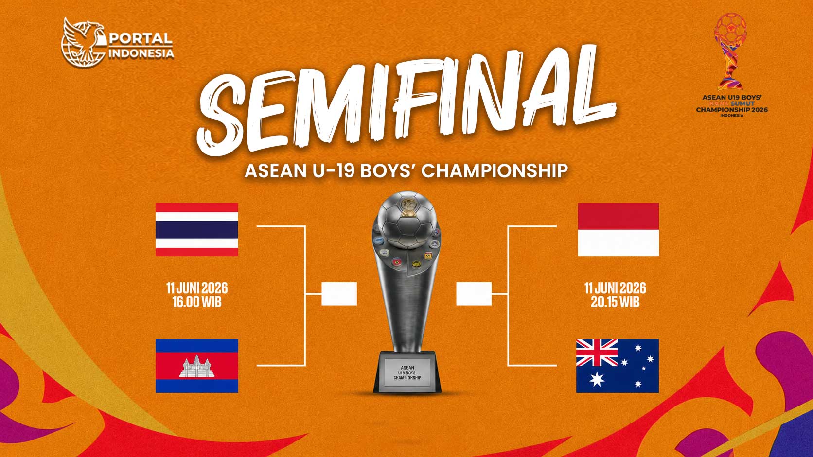 Jadwal Semifinal AFF U19 Hari Ini: Indonesia vs Australia, Thailand vs Kamboja Berebut Tiket Final