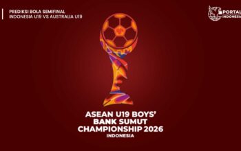 Prediksi Indonesia vs Australia pada semifinal AFF U19 2026 di Stadion Utama Sumatera Utara Deli Serdang.