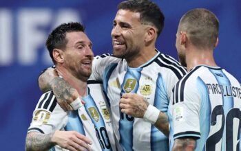 Pemain Argentina merayakan kemenangan comeback pada Piala Dunia 2026 sebagai bukti mental juara Albiceleste.