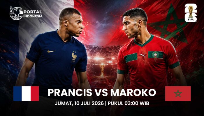 Jadwal Prancis vs Maroko di 8 Besar Piala Dunia 2026: Jam Berapa dan Tayang di Mana?