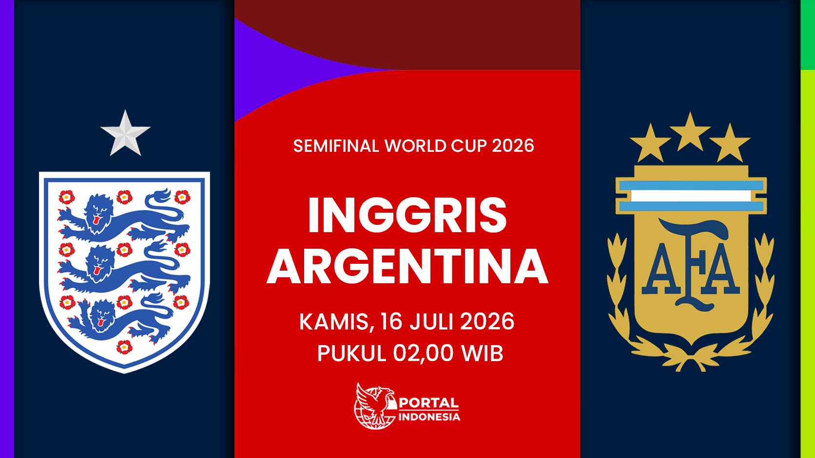 Prediksi Inggris vs Argentina
