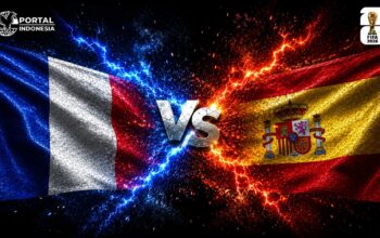 Prediksi Prancis vs Spanyol pada semifinal Piala Dunia 2026 lengkap dengan H2H, performa terakhir, formasi, dan informasi skuad.