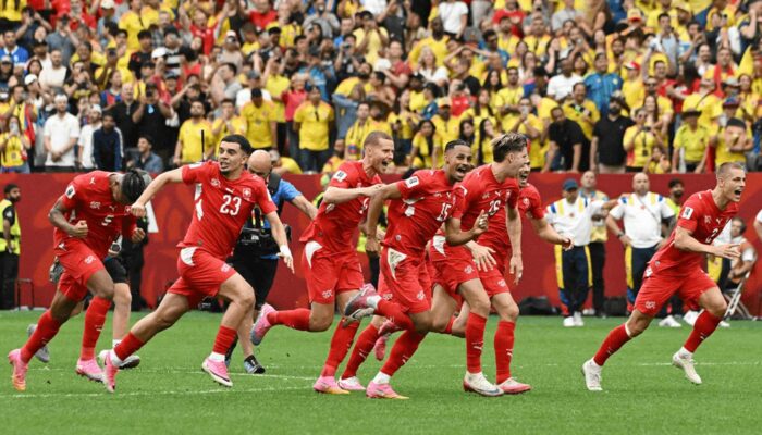 Swiss vs Colombia: Gregor Kobel Jadi Pahlawan, Swiss Singkirkan Kolombia Lewat Adu Penalti