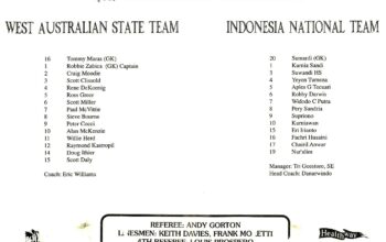 Indonesia national football team match