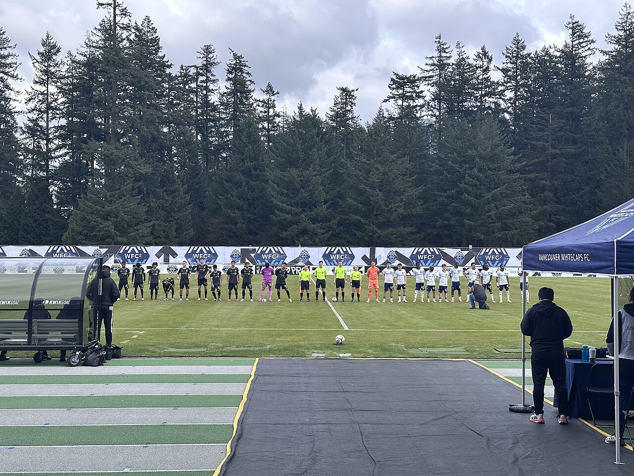 Skuad LAFC 2 sebelum laga Whitecaps FC 2 vs Los Angeles FC 2, 28 Maret 2026