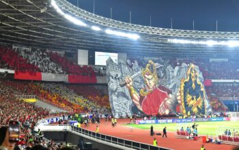 Atmosfer pendukung Timnas Indonesia menjelang duel Indonesia vs Thailand
